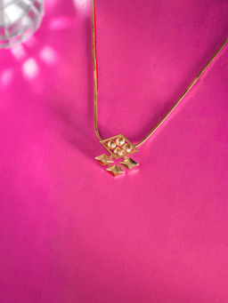Mia by Tanishq - Gilded Shine Gold Pendant