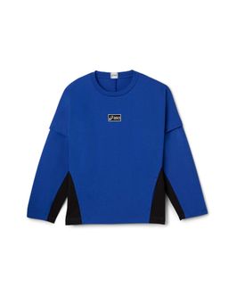 ASICS - Unisex Blue Colorblock T-shirt