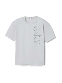 ASICS - Unisex Grey Solid T-shirt