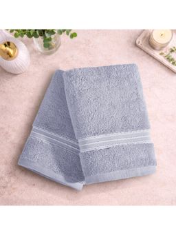 SPACES - Light Violet Spaces Swift Flow Cotton 500 GSM Dobby Solid Hand Towels (Pack of 2)