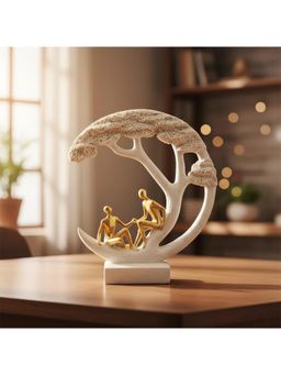 ELARE - Family Tree Showpiece with Golden Figurine