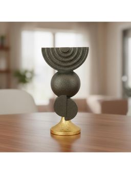 ELARE - Black & Gold Artistic Tribal Abstract Sculpture Showpiece