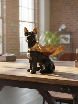 Homearte - Black Gold Super Dog Showpiece