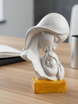 Homearte - Yellow Base Mother Baby Showpiece