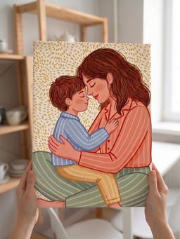 THE ZAPPY BOX - My Safe Place Mother Son Canvas Frame