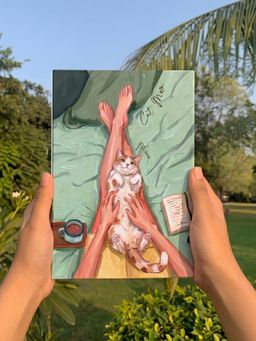 THE ZAPPY BOX - Meow Mornings Canvas Frame