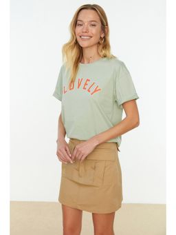 Trendyol - Women's Comfortable Green T-shirts