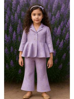 The Little Tales - Lavendar Brocade Cord set