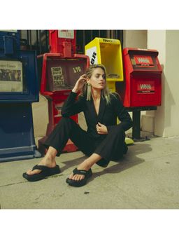 Toucantoes - Women Black Soft Cushion Sandals