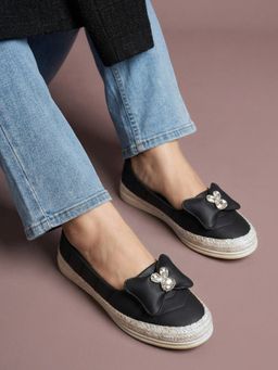 JODYHUB - Women Black Espadrilles