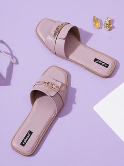 Sherrif Shoes - Women Pink Comfortable Flats