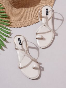 Sherrif Shoes - Women Beige Comfortable Sandals