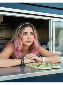 Toucantoes - Tropika Women Beige Classic Flipflops