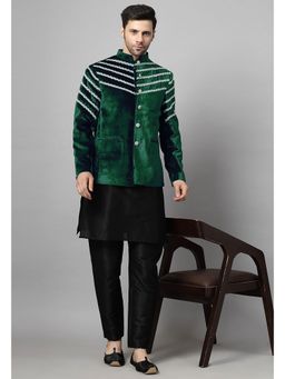 UTSAV FASHION - Men Green Kurta Pant and Jacket