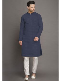 UTSAV FASHION - Ethnic Motifs Embroidered Regular Thread Work Kurta and Pant