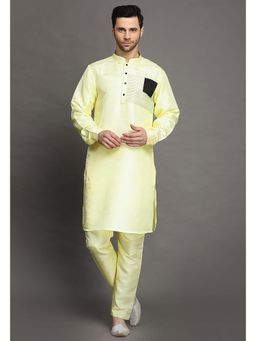 UTSAV FASHION - Mandarin Collar Regular Straight Kurta and Pant