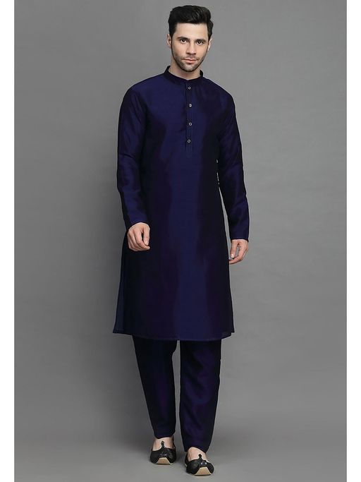 UTSAV FASHION Mandarin Collar Straight Kurta and Pant