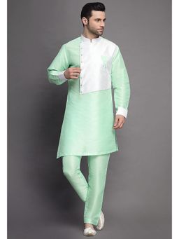 UTSAV FASHION - Mandarin Collar Straight Kurta and Pant