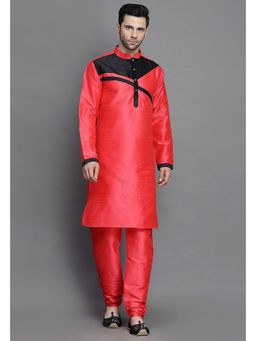 UTSAV FASHION - Art Silk Straight Kurta with Churidar