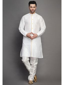 UTSAV FASHION - Mandarin Collar Straight Kurta with Churidar