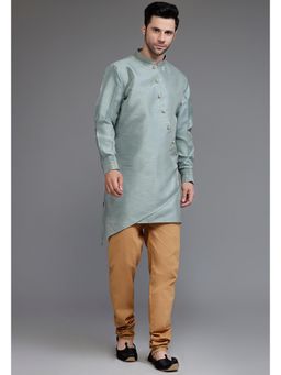 UTSAV FASHION - Mandarin Collar Regular Kurta with Churidar