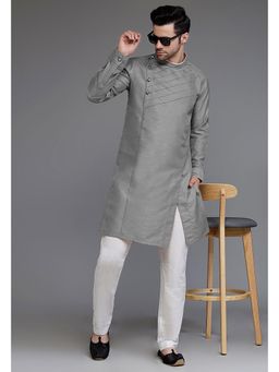 UTSAV FASHION - Mandarin Collar Straight Kurta and Pant