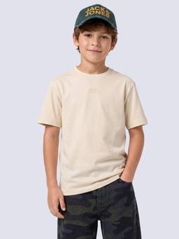Jack & Jones Junior - Boys Yellow Crew Neck T-shirt