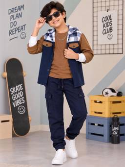 KiddoPanti - Boys 3 Piece Co-ord Set