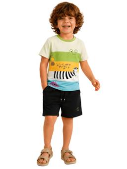 PILOLO - Pocket T-shirt and Pocket shorts for Boys
