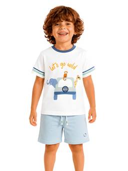 PILOLO - Soft Cotton Lycra Pocket Top and Bottom Set for Boys