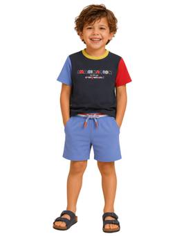 PILOLO - Soft Cotton Lycra Pocket Top and Bottom Set for Boys