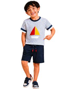 PILOLO - Soft Cotton Lycra Pocket Top and Bottom Set for Boys