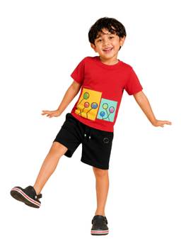 PILOLO - Soft Cotton Lycra Pocket Top and Bottom Set for Boys