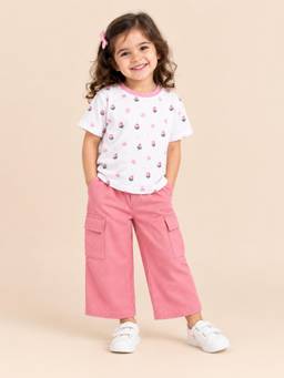 Kidbea - Cotton Girls T-Shirt and Pant Set