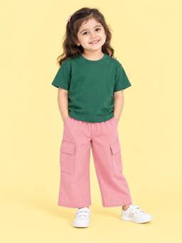 Kidbea - Cotton Unisex Oversized T-Shirt and Pant Set