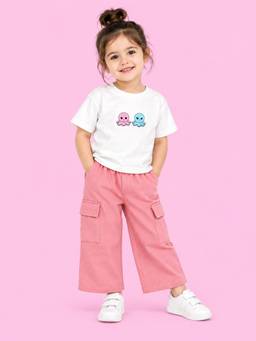 Kidbea - Cotton Unisex Oversized T-Shirt and Pant Set