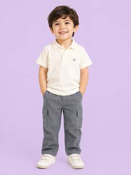 Kidbea - Cotton Unisex Polo T-Shirt and Pant Set