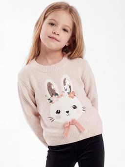 max - Girls Embroidered Sweater