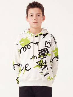 max - Boys Printed Hoodie