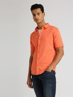 Pepe Jeans - Orange Rockstar Knitted Premium Shirt