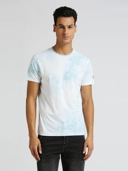 Pepe Jeans - Blue Tie & Dye Print Short Sleeves T-Shirt