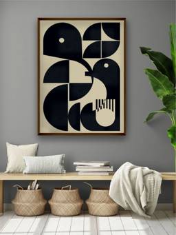 The Art House - Minimalist Geometric Framed Wall Art