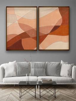 The Art House - Landscape Framed Wall Art (Pack of 2)
