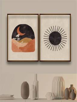 The Art House - Landscape Framed Wall Art (Pack of 2)