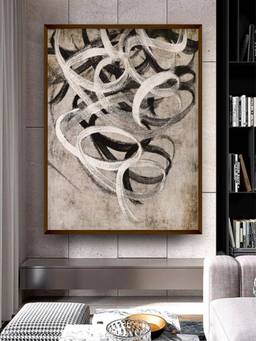 The Art House - Swirls Framed Wall Art