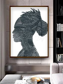 The Art House - African Woman Framed Wall Art