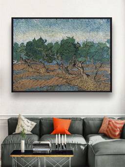 The Art House - Vincent Van Gogh Landscape Framed Wall Art