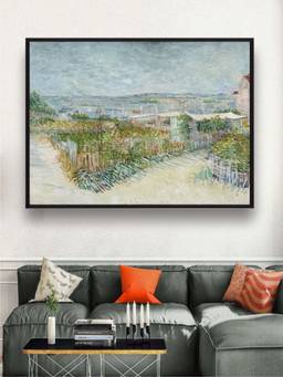 The Art House - Vincent Van Gogh Landscape Vintage Framed Wall Art