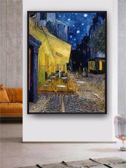 The Art House - Terrace Night Framed Wall Art