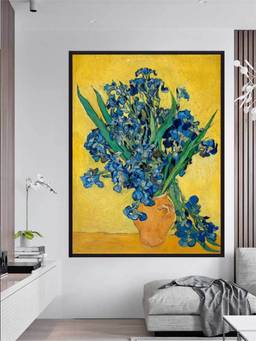 The Art House - Vincent Van Gogh Floral Vintage Framed Wall Art